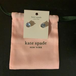 Kate Spade light blue/topaz earrings.